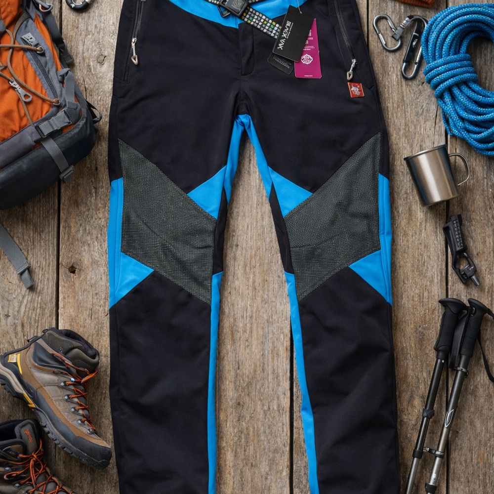 Black Yak Extreme Peak Softshell Hiking Pants L NWT Fleece Lined